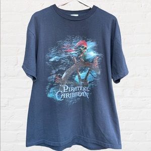 Pirates of The Caribbean Shirt Vintage